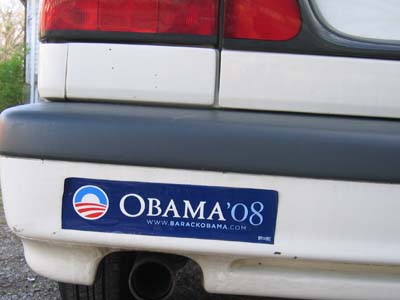 Obama bumper sticker
