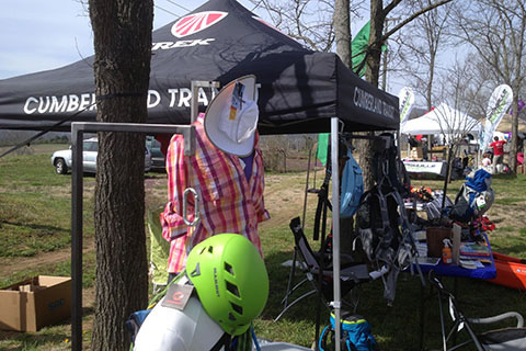 Cumberland Transits booth at the Annual Outdoor Recreation Vendor Show