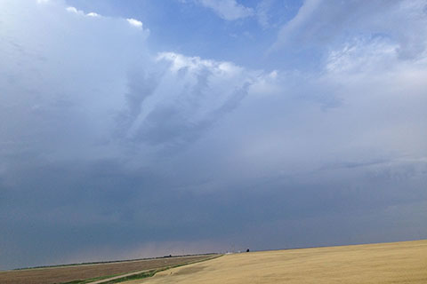 Stormy clouds over Kansas