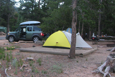 camping at site 1, Longs Peak