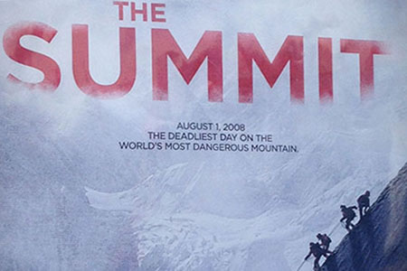 closeup of the Summit poster