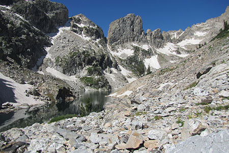 Lake of the Crags in Hanging Canyon