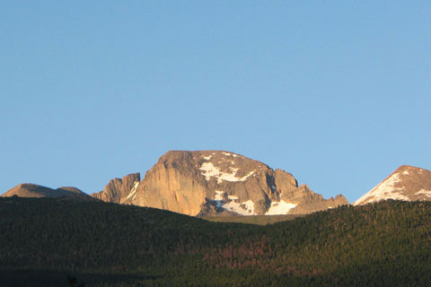 Longs Peak from Glacier Basin