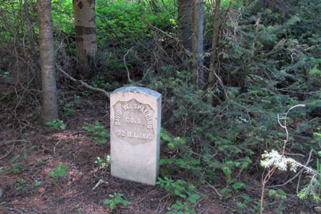 David Spalding's grave site
