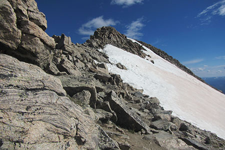 South ridge of Massive