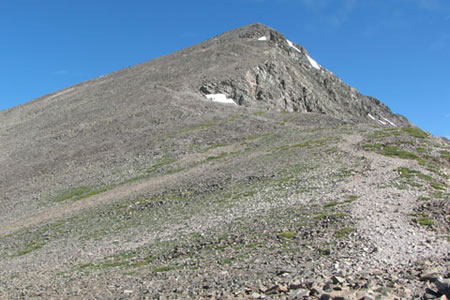 Torreys Peak from the saddle