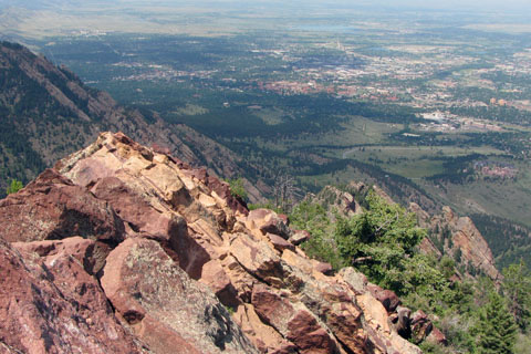 view from the summit of Bear Mountain