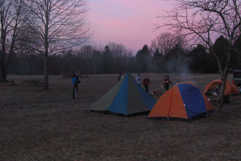 morning of the campout