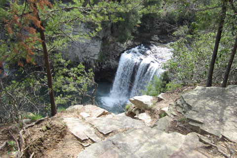 Cane Creek Falls overlook