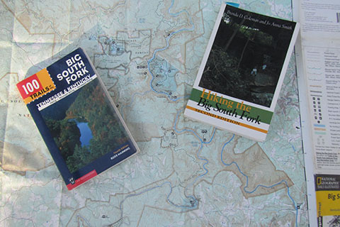 map and guide books to Big South Fork