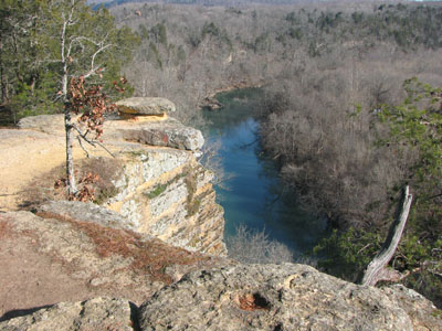 Bluff over Narrows of the Harpeth