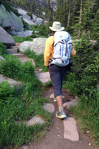 carrying an Ascensionist in Rocky Mountain National Park